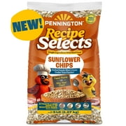 Pennington Recipe Selects Sunflower Chips, Dry Wild Bird Food and Seed, 5 lb. Bag, 1 Pack