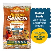 Pennington Select Sunflower Chips, Dry Wild Bird Food and Seed, 5 lb. Bag, 1 Pack