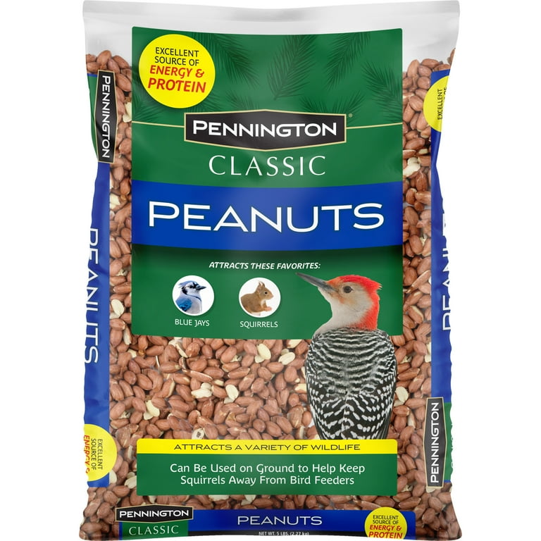 Pennington Classic Shelled Peanuts Wild Bird and Wildlife Feed, 5 lb. Bag Pennington Classic Shelled Peanuts Wild Bird and Wildlife Feed, 5 lb. Bag