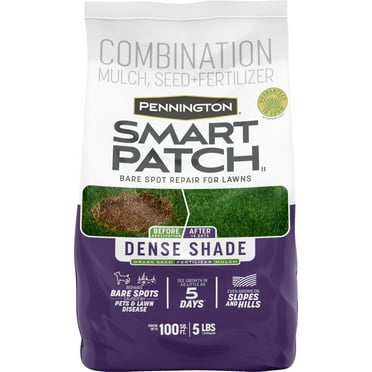Pennington Smart Patch Dense Shade Grass Seed Mix, for Partial to Full Shade, 5 lb., 1 Bag