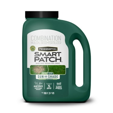Pennington Smart Patch Sun and Shade Grass Seed Mix, for Sun to Partial Shade, 5.5 lb.