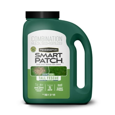 Pennington Smart Patch Tall Fescue Grass Seed Mix, for Sun to Partial Shade, 5.5 lb.