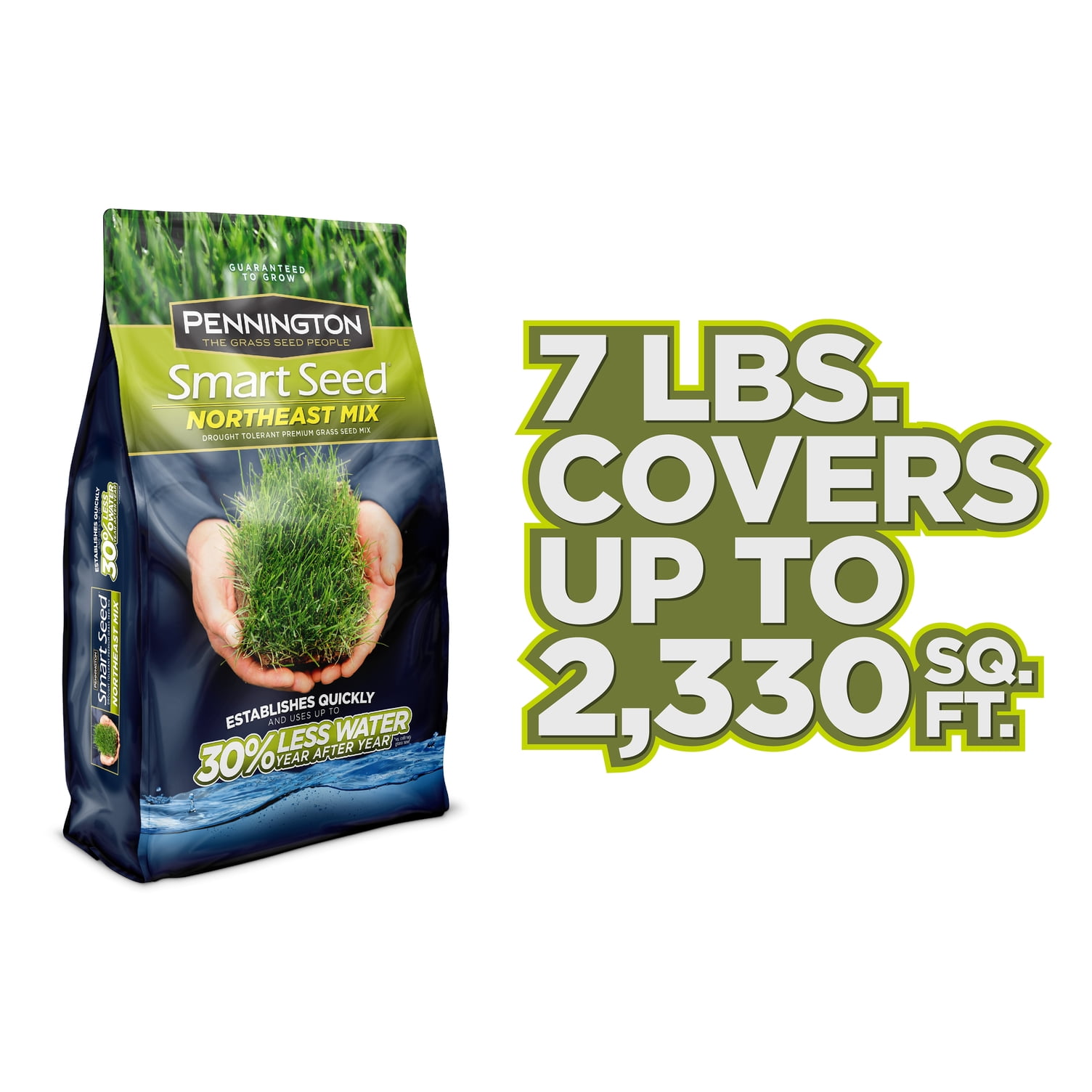 Pennington Smart Seed Northeast Grass Seed Mix ,Sun to Moderate Shade