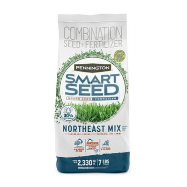 Pennington Smart Seed Northeast Grass Seed Mix, for Sun to Partial Shade, 7 lb.