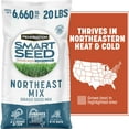 thumbnail image 1 of Pennington Smart Seed Northeast Grass Seed and Fertilizer Mix, for Sun to Partial Shade, 20 lb. New Bag, 1 of 21