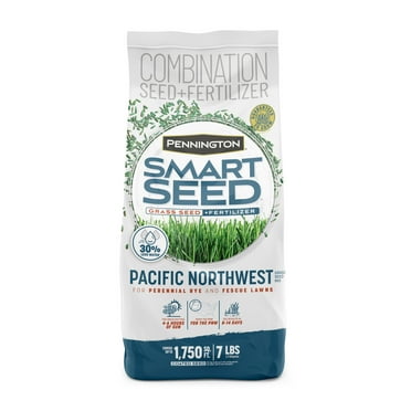 Pennington Smart Seed Pacific Northwest Grass Seed Mix, for Sun to Partial Shade, 7 lb. New Bag