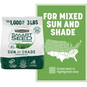Pennington Smart Seed Sun & Shade Northern Lawn Grass Seed Mix, for Sun to Partial Shade, 3 lb.