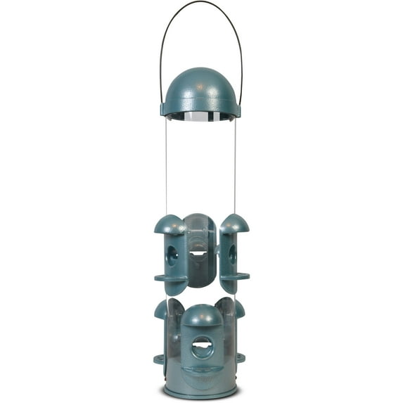Pennington Squirrel-Resistant Metal Wild Bird Feeder, 4 lbs Seed Capacity