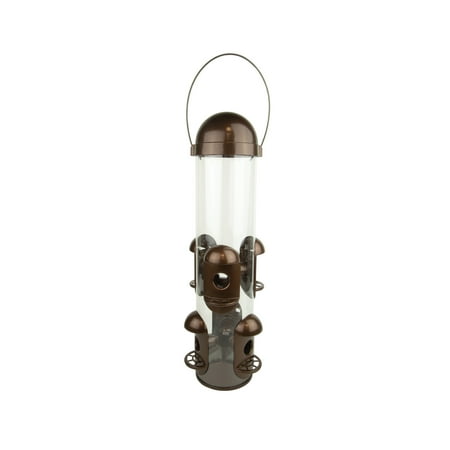 Pennington Squirrel-Resistant Wild Bird Seed Tube Feeder, 3 lb. Capacity