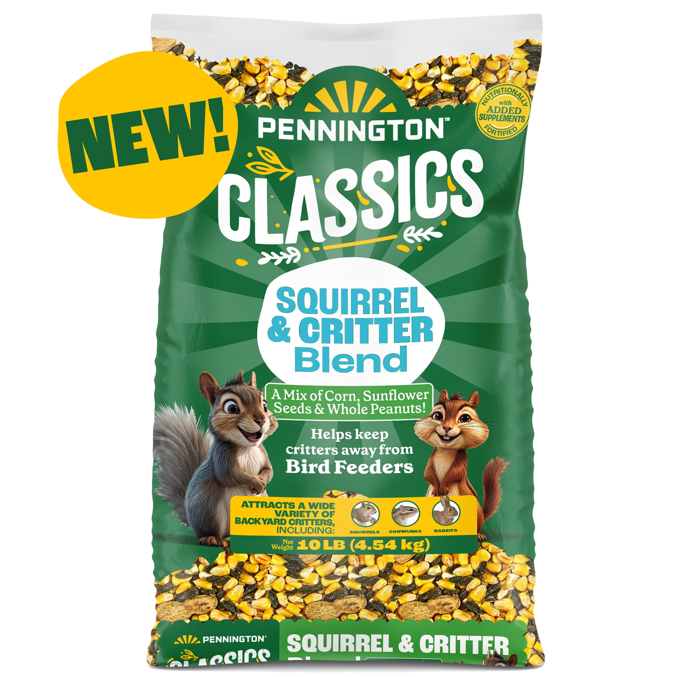 Pennington Classics Squirrel & Critter Blend Wildlife Food, 10
