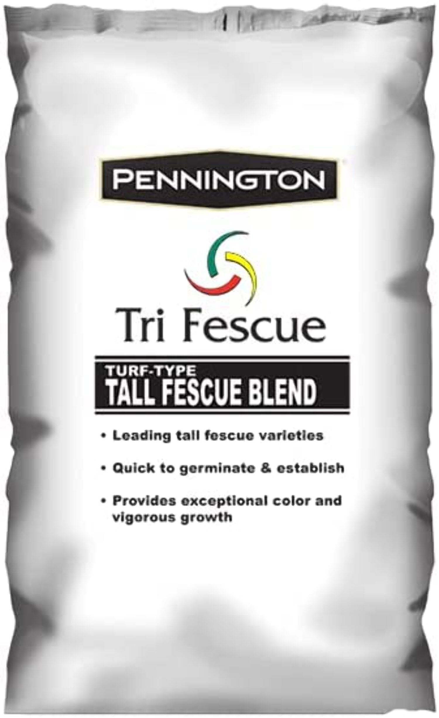 Pennington Tri-Fescue 50 LB Bag of Seed. Will Grow in Both Full Sun and Partial Shade Areas. Each Bag Covers 10,000 Square Feet When Overseeding Your Lawn + Home and Country USA Tri Fescue Tech Sheet
