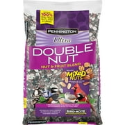 Pennington Ultra Double Nut & Fruit Blend, Wild Bird Seed and Feed, 10 lb., 1 Pack, Dry