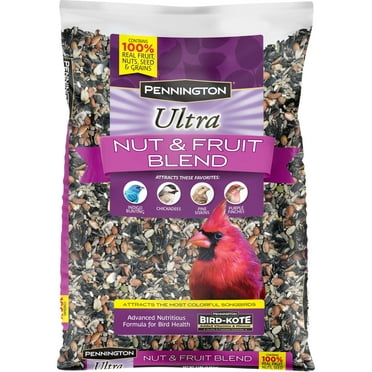Pennington Ultra Fruits & Nuts Blend Dry Wild Bird Feed, 7 Pounds