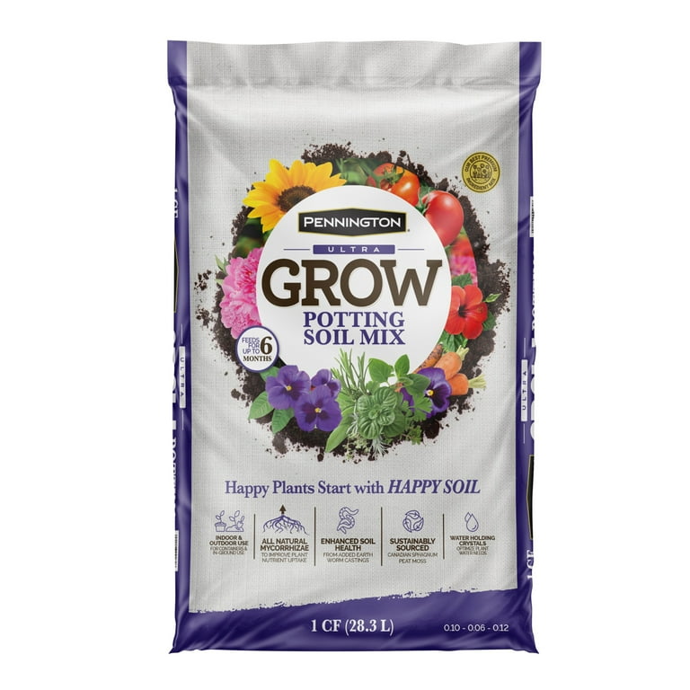 Pennington Ultra Grow Potting Soil Mix, 1 cu ft., 25 lb