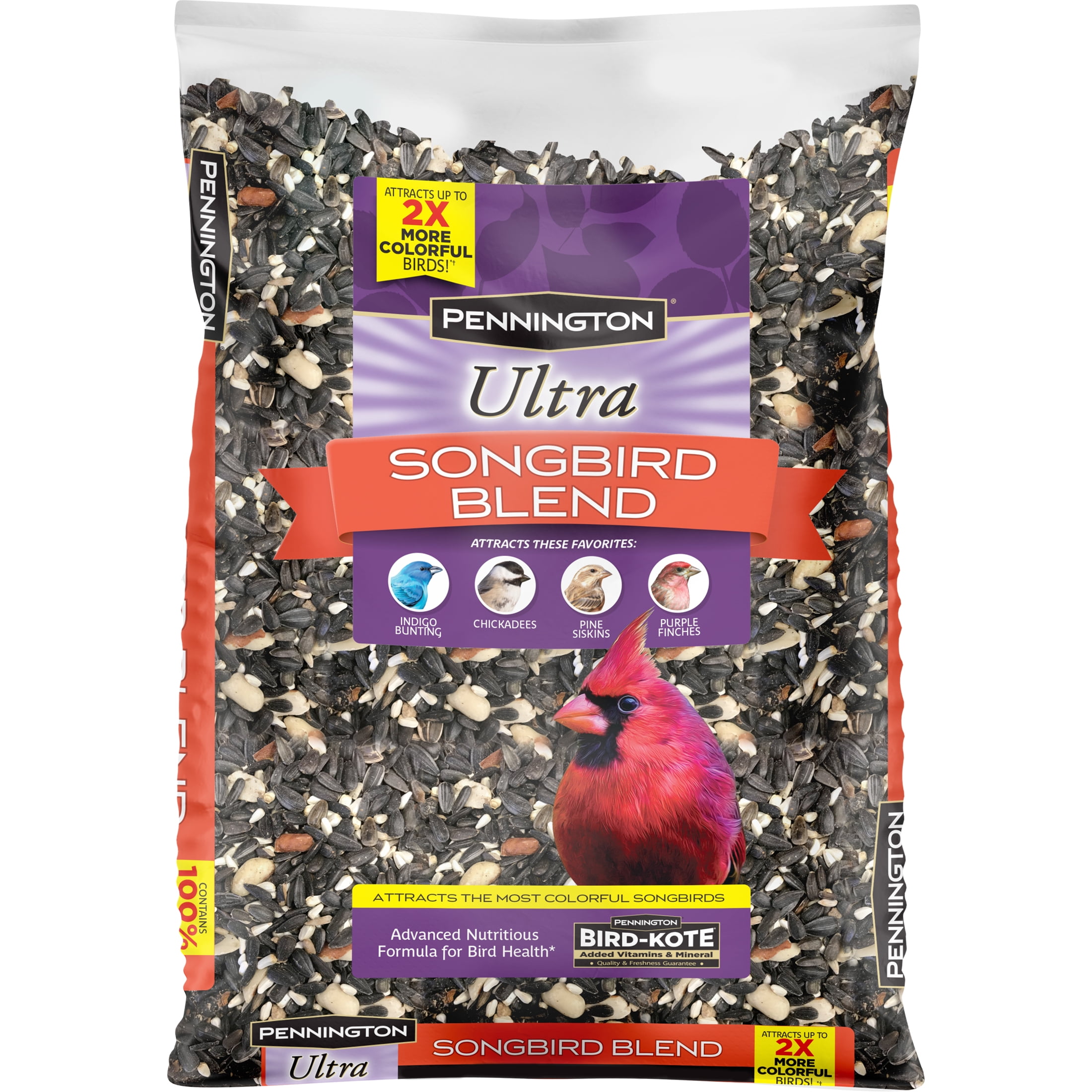 Pennington Ultra Songbird Blend Wild Bird Food 10 lb. Bag, 1 Pack, Dry