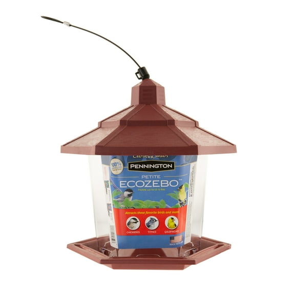 Pennington Wild Bird Feeder Earth Smart Petite Ecozebo, 2.5 lb. Seed Capacity