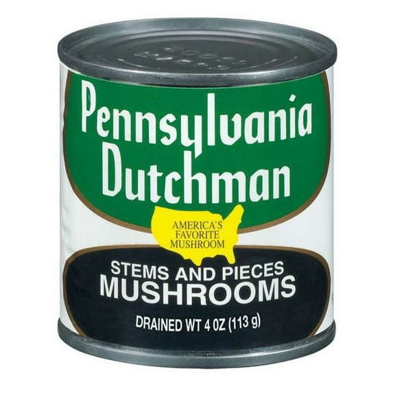 Pennsylvania Dutchman ,Mushroom, Jarred Vegetable Bottle 12 Pack. 4 oz.