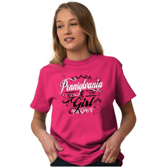 Pennsylvania Fancy Feminine Filagree Women's Graphic T Shirt Tees Brisco Brands X