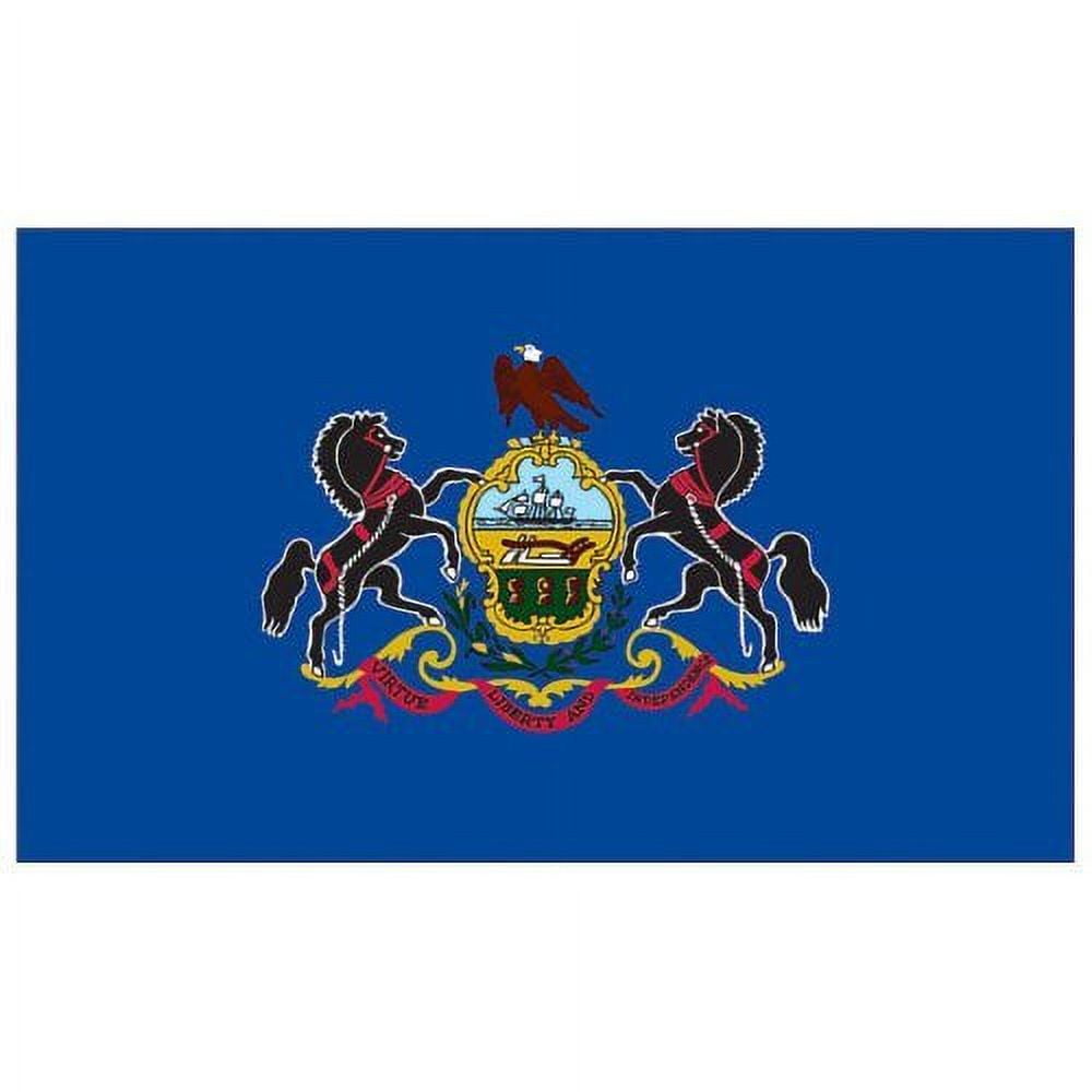 Pennsylvania State Flag 3x5ft Nylon with Brass Grommets