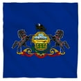 thumbnail image 1 of - Pennsylvania Flag - Bandana - 22" x 22", 1 of 2