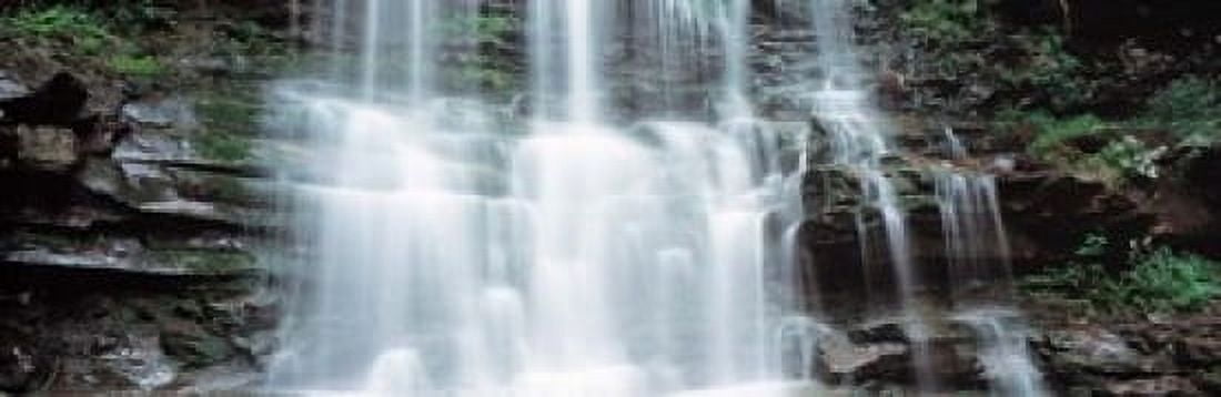 Pennsylvania Ganoga Falls Canvas Art - Panoramic Images (37 x 12)