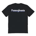 thumbnail image 1 of Pennsylvania Graphic Black Men's Cotton T-Shirt, 1 of 1