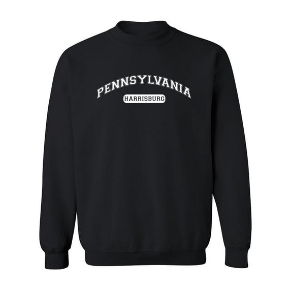 Pennsylvania Harrisburg. Men Sweatshirt, Male 4X-Large