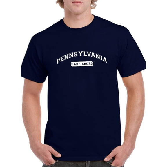 Pennsylvania Harrisburg Men T-Shirt, Male XX-Large