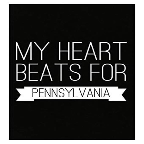 Pennsylvania Heartbeat Poster - 13x19 - Wall Decor for Proud Residents Gift