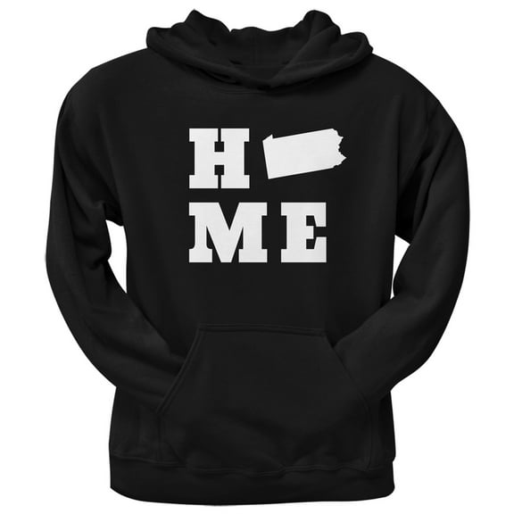 Pennsylvania Home Black Adult Hoodie - Large