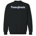 thumbnail image 1 of Pennsylvania Humor Graphic Black Men's Crewneck Sweatshirt, 1 of 1