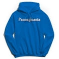 thumbnail image 1 of Pennsylvania Humor Graphic Royal Men's Crewneck Sweatshirt Hoodie, 1 of 1