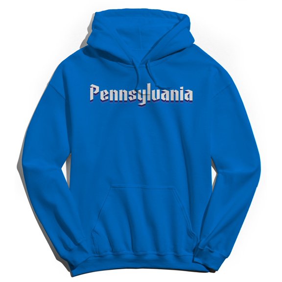 Pennsylvania Humor Graphic Royal Men's Crewneck Sweatshirt Hoodie