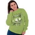 thumbnail image 1 of Pennsylvania PA State Flower Souvenir Women Crewneck Sweatshirt Brisco Brands X, 1 of 2