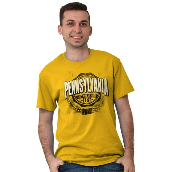 Pennsylvania PA Student Campus Pride Plus Size Crewneck Graphic Tee Shirt Brisco Brands 3X