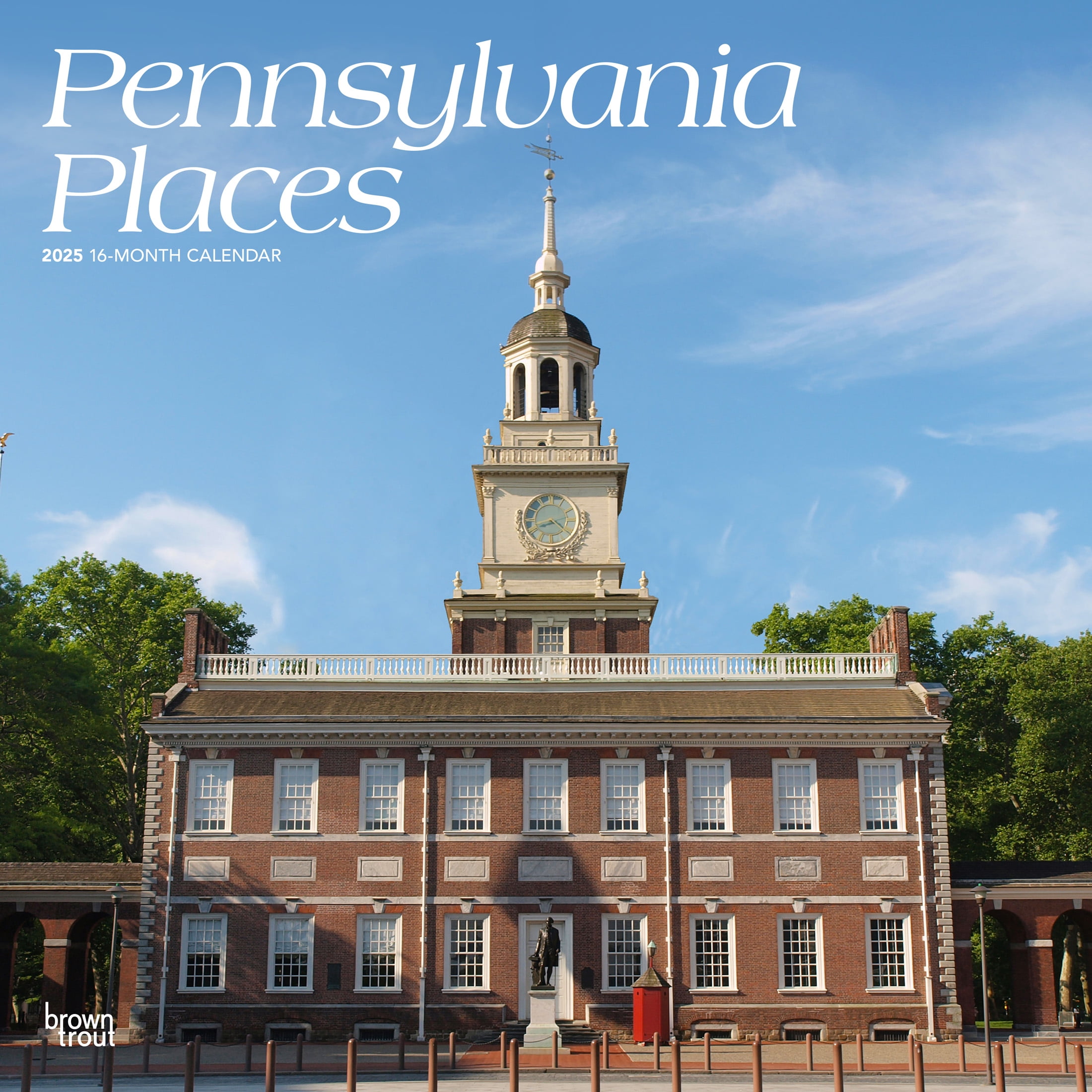 Pennsylvania Places 2025 by Browntrout Walmart Business Supplies