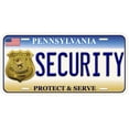 thumbnail image 1 of Pennsylvania Security Novelty Car Auto License Plate, 1 of 2