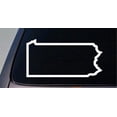 thumbnail image 1 of Pennsylvania State Decal Sticker Car Window, 1 of 1