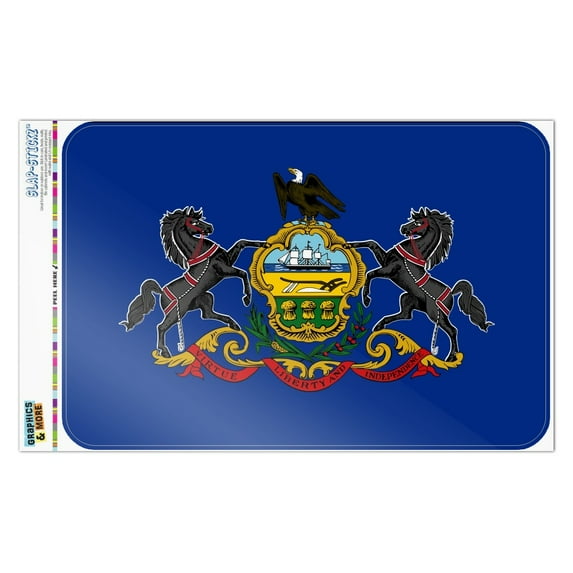 Pennsylvania State Flag Home Business Office Sign