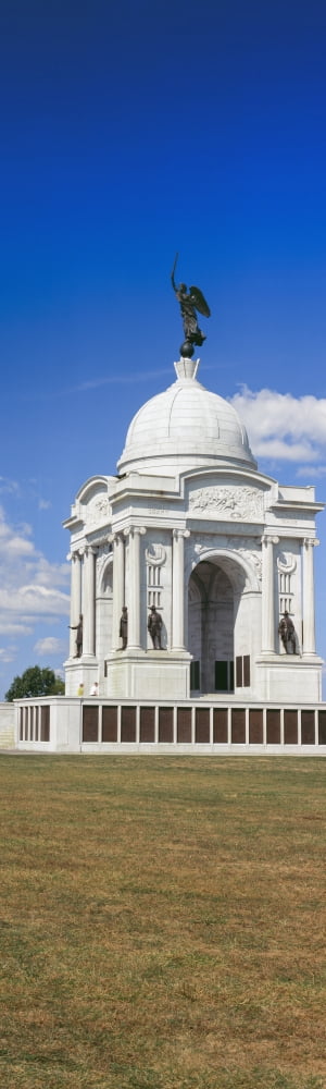 Pennsylvania State Memorial at Gettysburg National Military Park Gettysburg Pennsylvania USA Canvas Art - Panoramic Images (5 x 15)