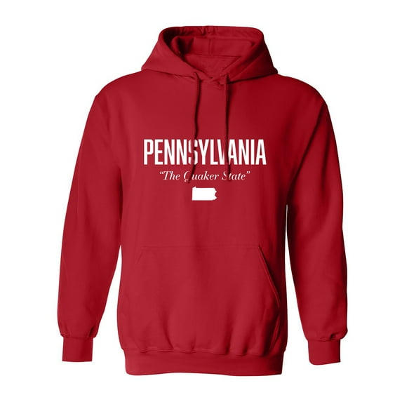Pennsylvania The Quaker State Adult Hooded Sweatshirt