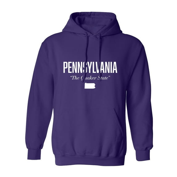Pennsylvania The Quaker State Adult Hooded Sweatshirt