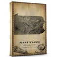 thumbnail image 1 of Pennsylvania US Map Poster, Pennsylvania United States road Map Art Poster, Canvas,, Pennsylvania US Map Canvas - 89AZ1289, 1 of 6