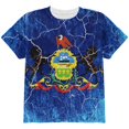 thumbnail image 1 of Pennsylvania Vintage Distressed State Flag All Over Youth T Shirt Multi YXL, 1 of 2