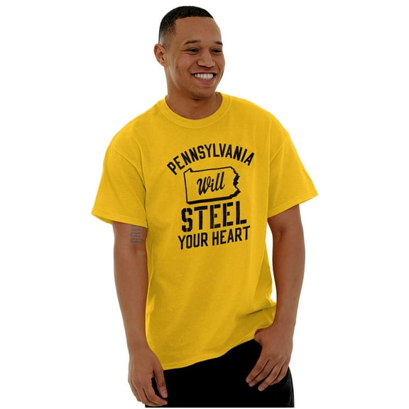 Pennsylvania Will Steal Your Heart Men's Graphic T Shirt Tees Brisco Brands S