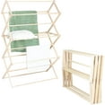 thumbnail image 1 of Pennsylvania Woodworks Clothes Drying Rack: Solid Maple Hardwood Laundry Rack for Bedding, Blankets, Towels & More, Heavy Duty, Folding Drying Rack Made in USA, No Assembly Needed, Extra Large, 1 of 18