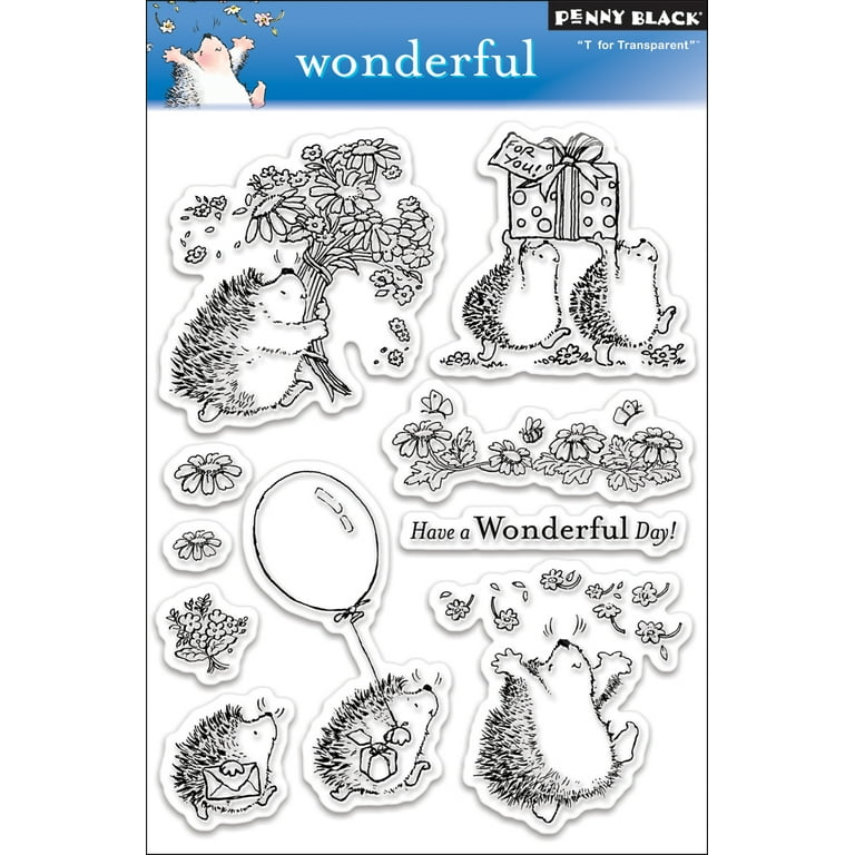 Penny Black Clear Stamps 5X7-Wonderful 