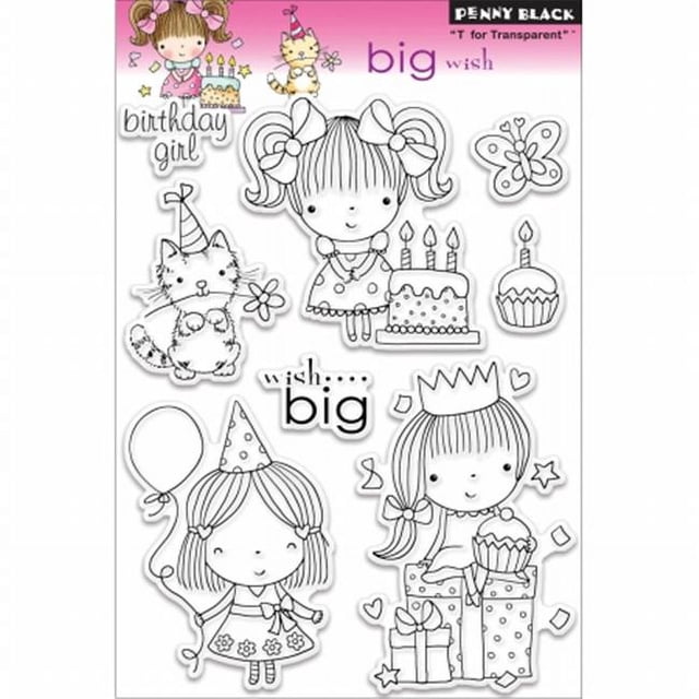Penny Black Clear Stamps 5X7.5 Sheet-Wonderful
