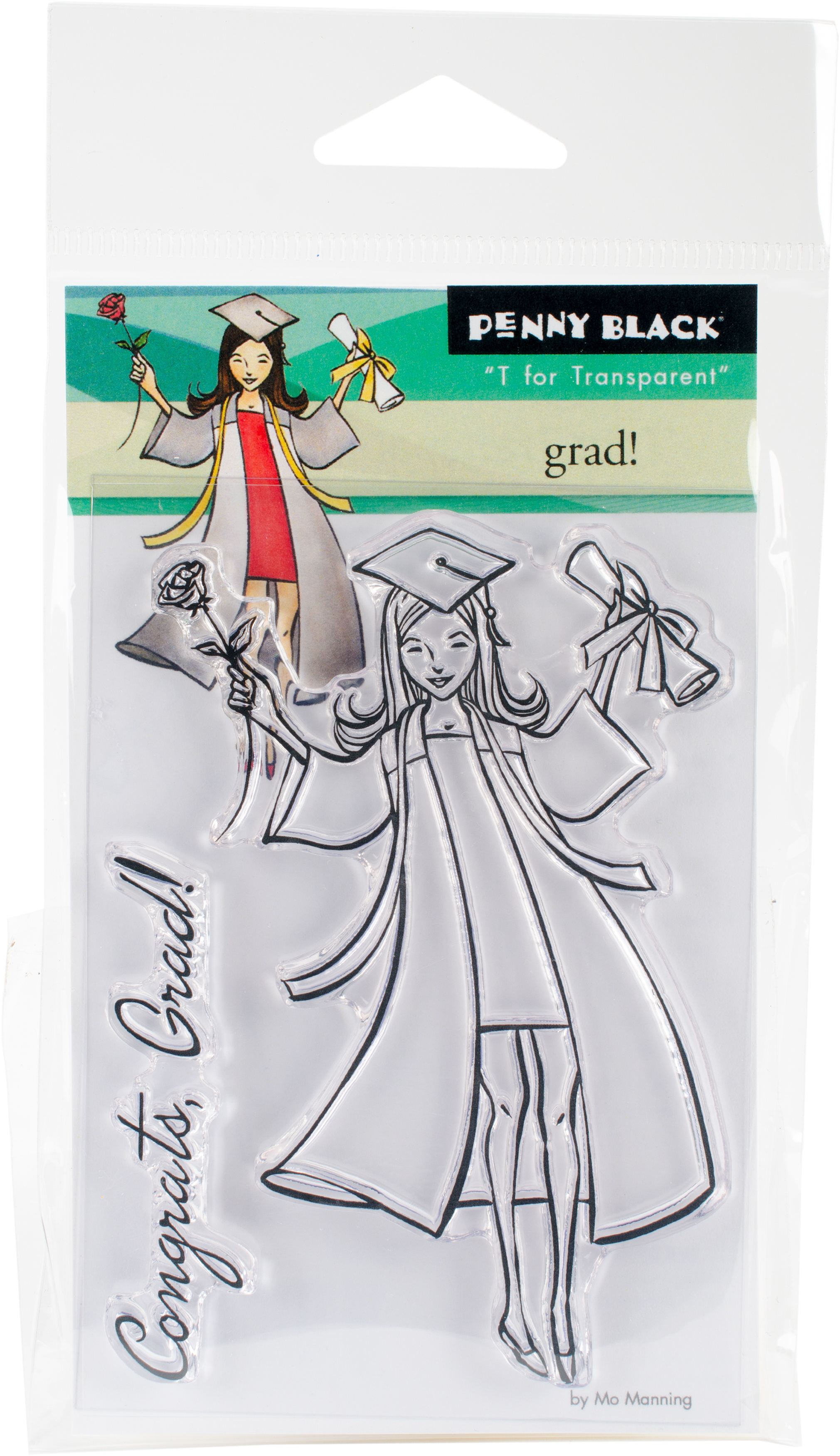 Pre Grad Stamp Penny Black Clear Stamps Grad - Walmart.com