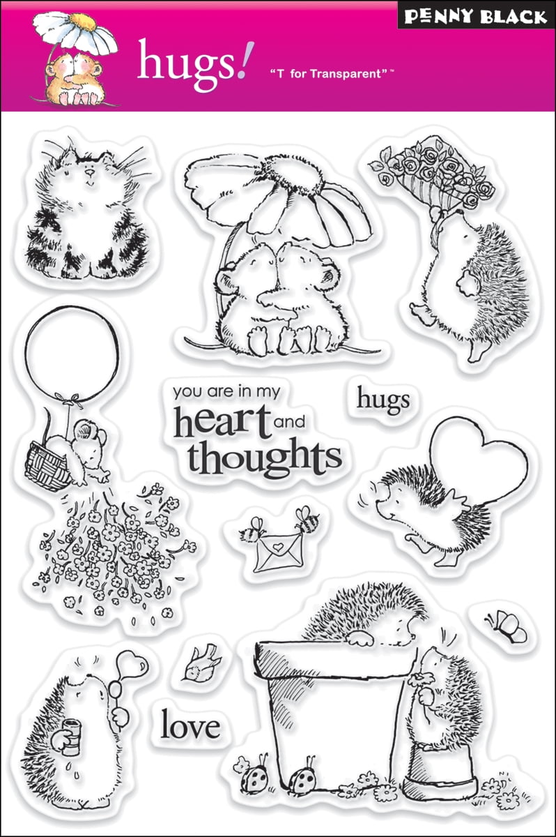 Penny Black Clear Stamps-Hugs